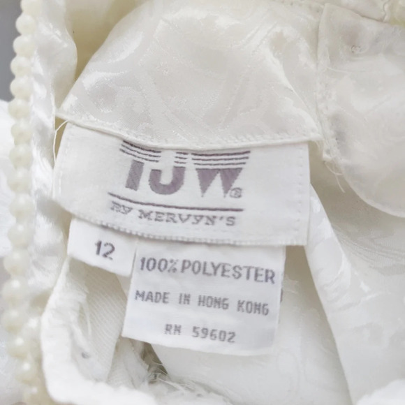 Vintage Blouse / Faux Pearls / Size Large (12) - Picture 8 of 9